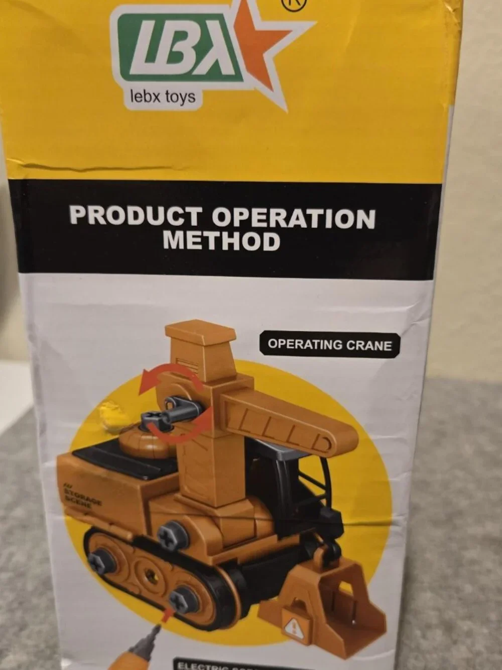 LEBX Toys Engineering Scene Truck Assembly DYI Combination Pack.
